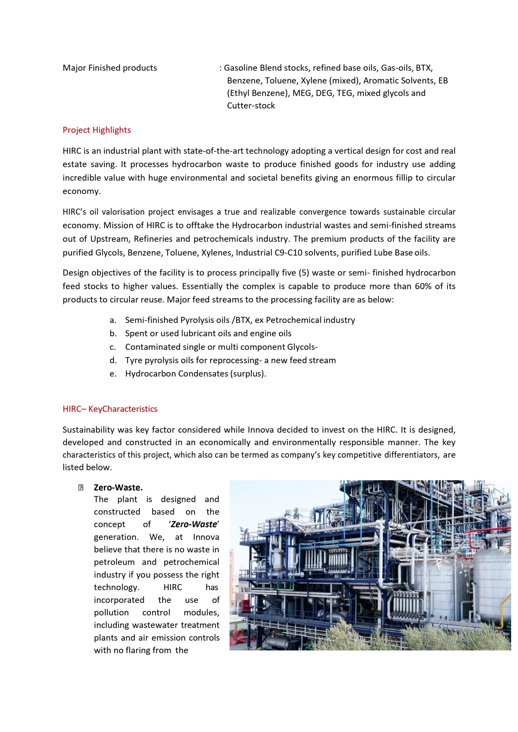 ★ The new Arya Refinery(Innova) ★ was added to Deniz Business Group